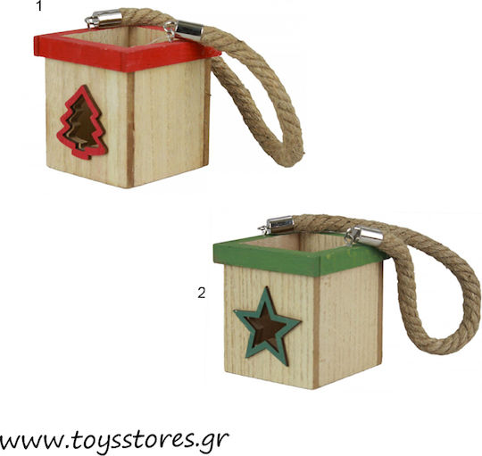 TnS Christmas Wood Green Lantern