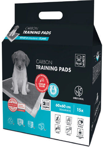 M-Pets Carbon Dog Floor Diapers 60x60cm 15pcs