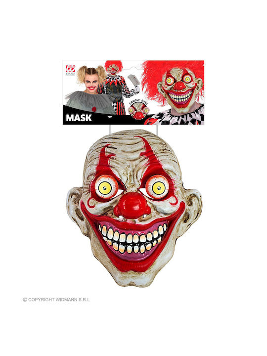Masca Accesoriu de Carnaval Clovn Ucigaș Ochi Bulbucați Widmann W-30304