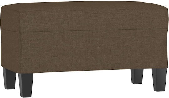 Stoff-Tabouret Braun 100x35x41cm