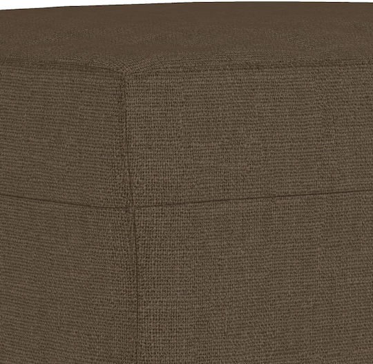 Stoff-Tabouret Braun 100x35x41cm