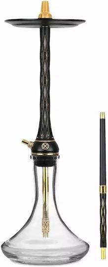 Hookah Ναργιλές Μονός Μαύρος 68cm