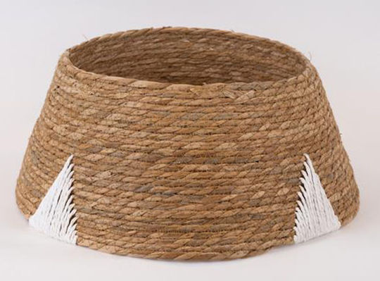 Weihnachtsbaumrock Beige Ψάθινη Μ32xΠ20xΥ46εκ.