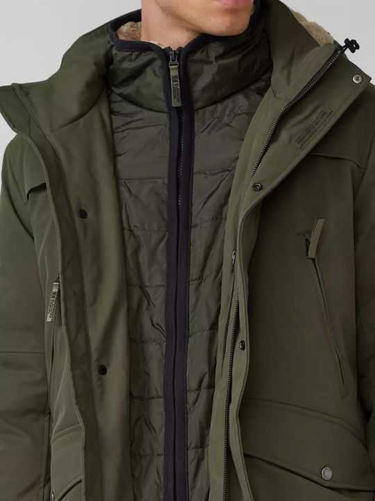 Winter Jacket Parka Waterproof Olive