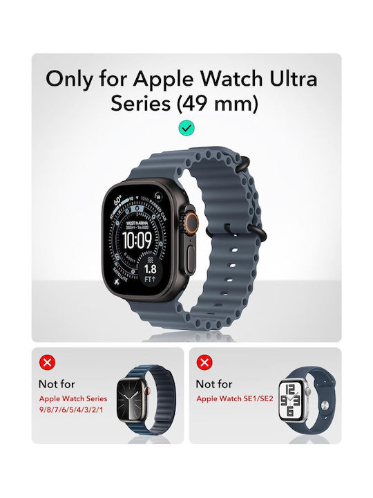 ESR Armorite Plastic Case in Black color for APPLE WATCH Ultra 1, Ultra 2, Ultra 3