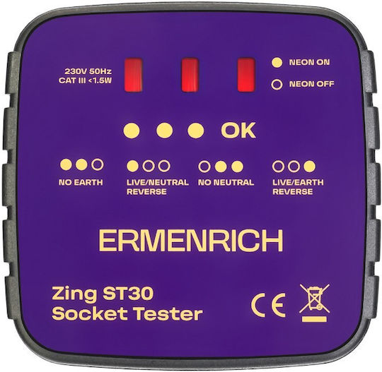 Ermenrich 83818 Tester de cabluri