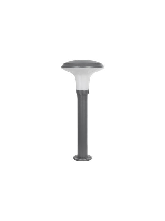 GloboStar Outdoor Small Post Floor Lamp IP65 For E27 Bulb Gray