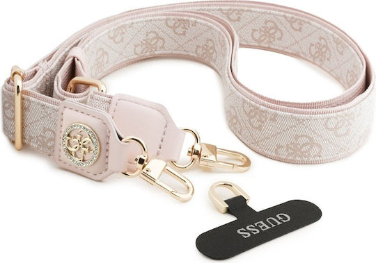 Guess Universal Cbdy 4g Tether Patch Strass Metal Logo Pink Guucnp4dgmp
