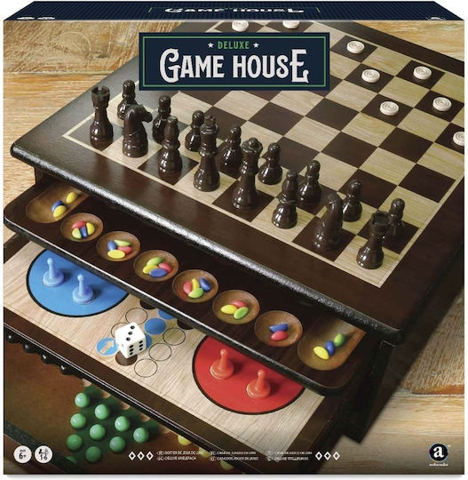 Gf033 Ambassador Craftsman Spielhaus Deluxe Holz Brettspiele Klassische Spiele