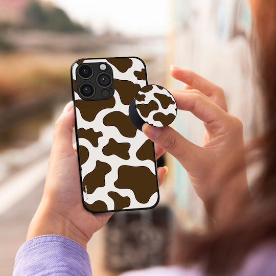 Pop Holder Sonique Animal Print Series Cow 02