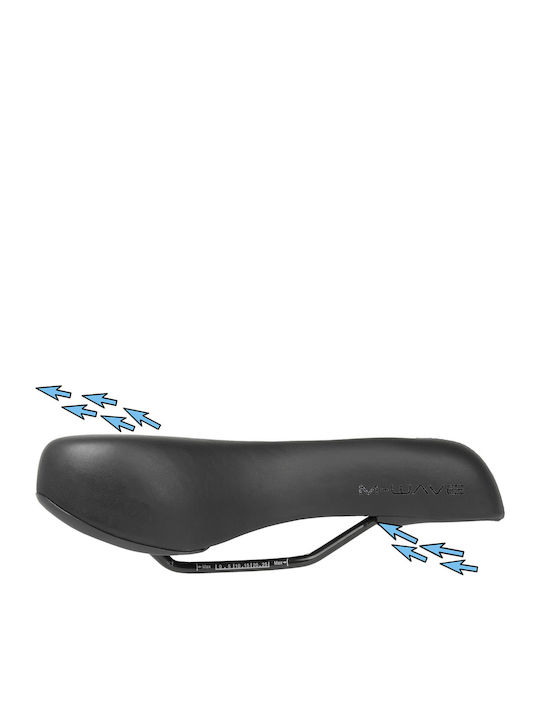 M-Wave Σέλα Ποδηλάτου Μαύρη 262 x 156 mm