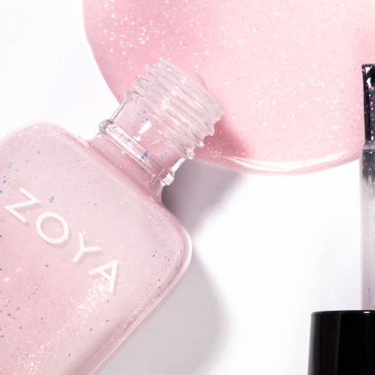 Zoya Holographic Top Coat Long Lasting Quick Dry Pink Opal 15ml