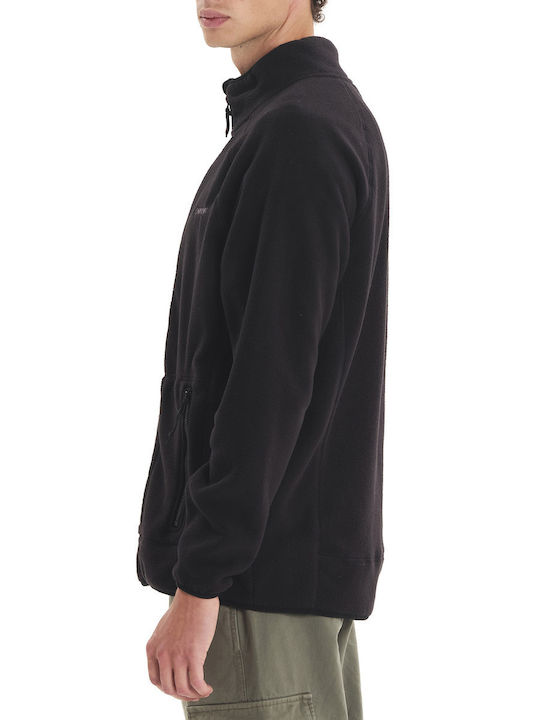 Ανδρική Ζακέτα Fleece Μαύρη