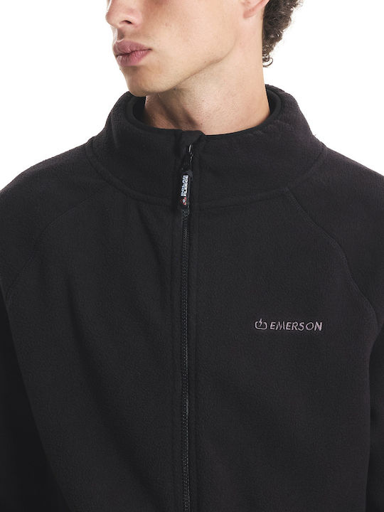 Ανδρική Ζακέτα Fleece Μαύρη