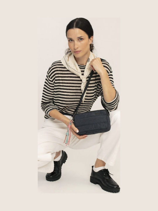 Hanae Damen Handtasche Schulter Schwarz