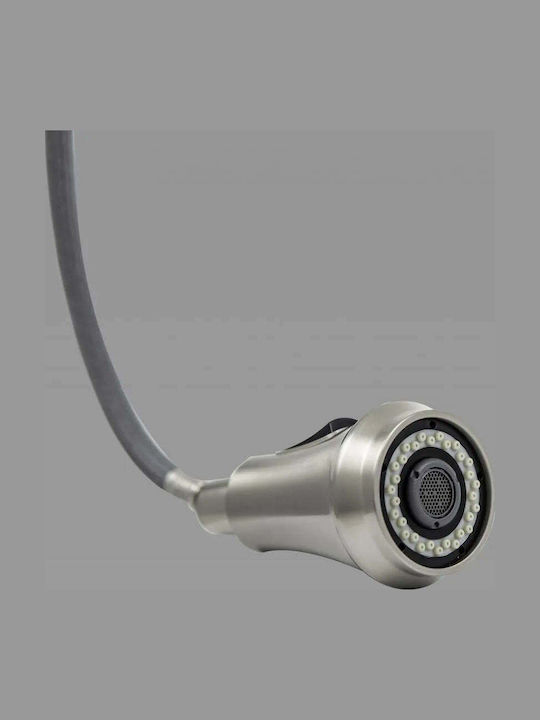 Korman Technik Kitchen Faucet Counter with Shower White