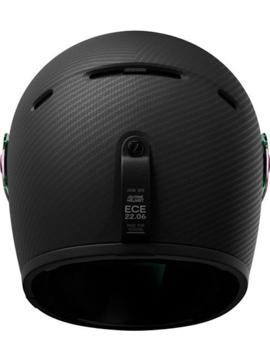 John Doe JD/ONE Frozen Carbon Motorcycle Helmet Full Face ECE 22.06