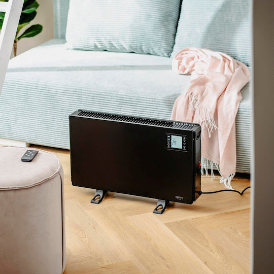 Camry Convector Heater Floor 2000W with Electronic Thermostat 60.5x37.5cm Black