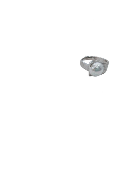 Damenring Silber mit Perlen