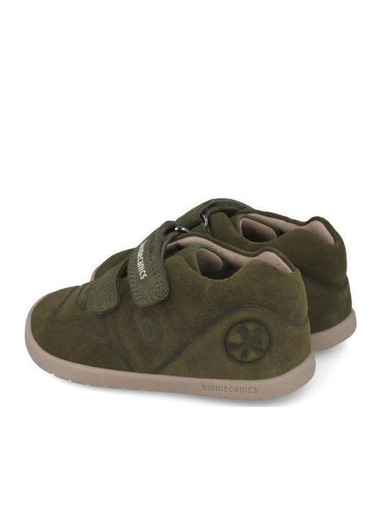 Παιδικά Sneakers με Σκρατς Χακί