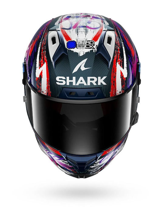 Shark Aeron GP Racing Replica Zarco Signature Motorcycle Helmet Full Face ECE 22.06 FIM 1410g with Pinlock