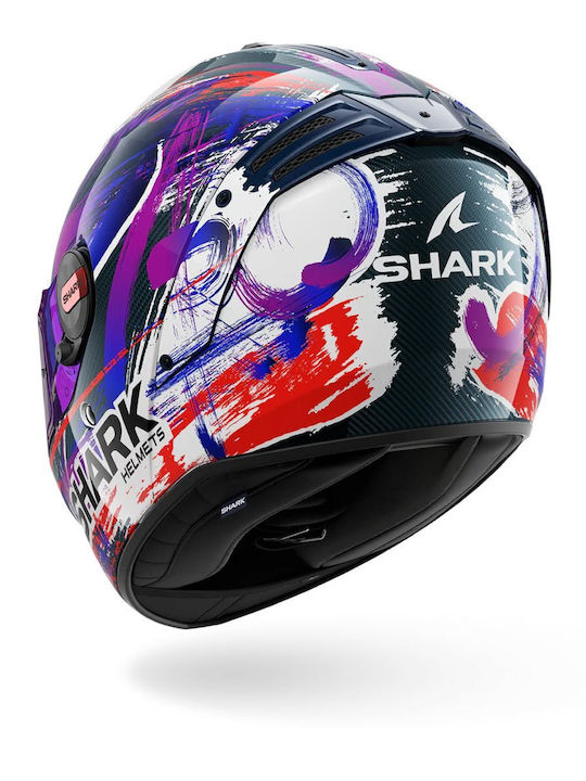 Shark Spartan RS Carbon Zarco Signature Мотоциклетна каска Full Face ECE 22.06 с Sunvisor