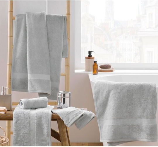 Atmosphera Badehandtuch Elegance 70x130cm Grau Gewicht 600gr/m²