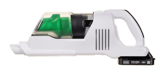 Black & Decker Επαναφορτιζόμενη Σκούπα Stick 18V Μαύρη REVSV18D1