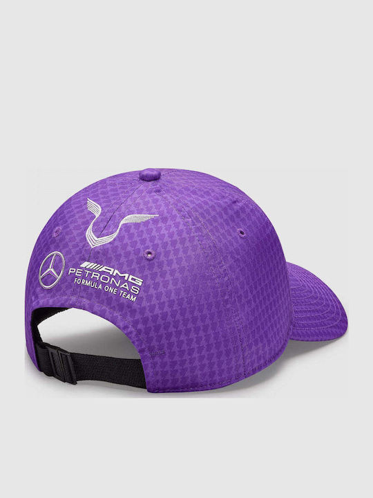 Mercedes-Benz Palarie Copii Jockey Din Tesatura Cu Protectie Solara Violet