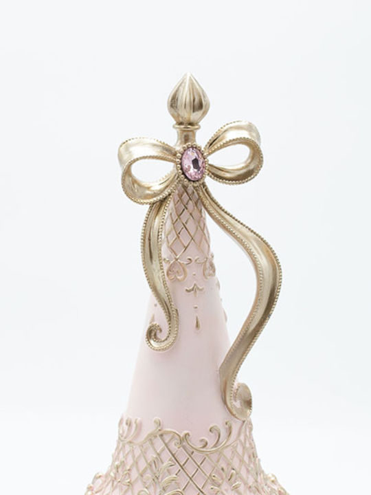 Magic Weihnachtsfigur Polyresin Rosa Dekorative Figur 13x13x35.5cm Magic