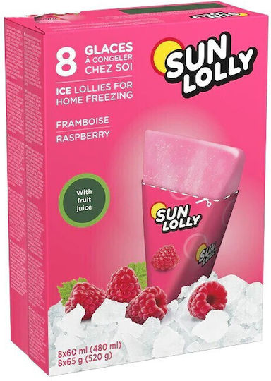 Sun Lolly Granita Raspberry Sticks 480ml