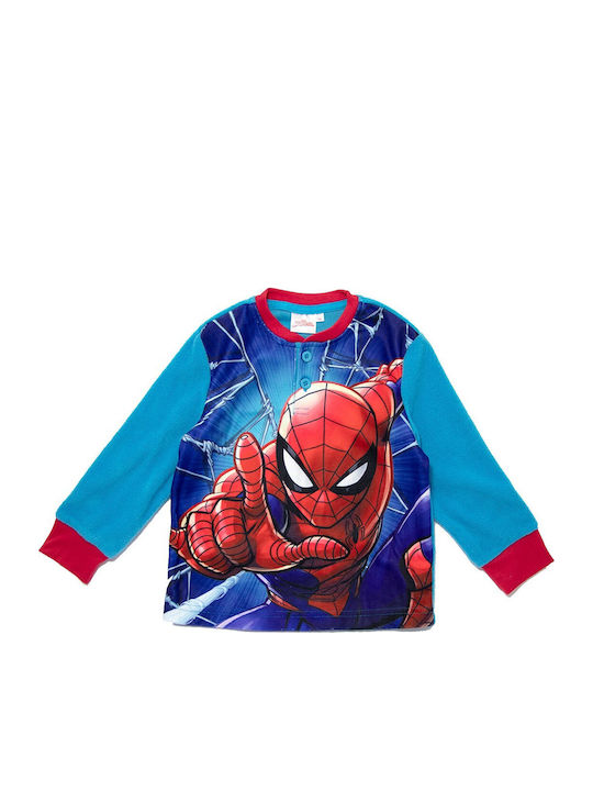 Marvel Kids' Pajamas Winter Fleece Blue