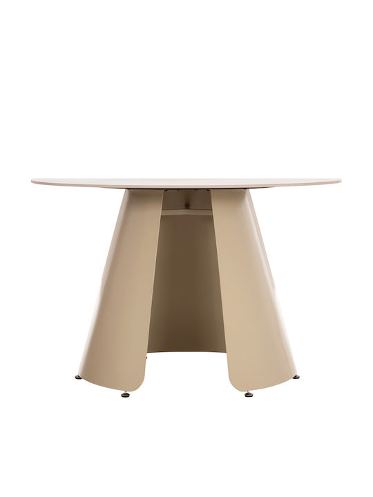 Sedar Masă Sala de mese cream 120x120x76buc