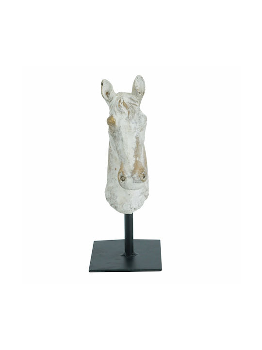 Artekko Decorative Horse made of Concrete Base 12x8x21.5cm 1pcs