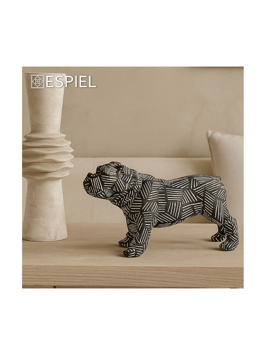 Φιγουρα Bulldog Γεωμετρικη Μαυρη Χ27 5χ11 5χ15 4εκ