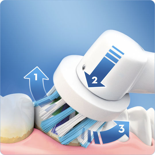 Oral-B Pro 1 750 Design Edition Elektrische Zahnbürste mit Timer, Drucksensor und Reisetasche Rosa