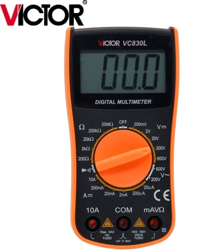 Victor Ψηφιακό Πολύμετρο Τσέπης με Buzzer με Μέτρηση AC / DC / Αντίστασης VC830L