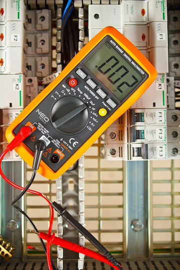 Neo Tools 94-001 Ψηφιακό Πολύμετρο με Μέτρηση AC / DC / Αντίστασης / Χωρητικότητας / Θερμοκρασίας