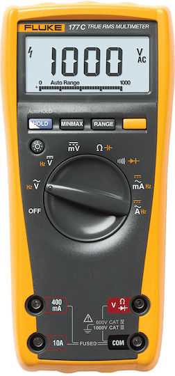 Fluke 177 Multimetru digital RMS real cu Măsurare AC / DC / Rezistență