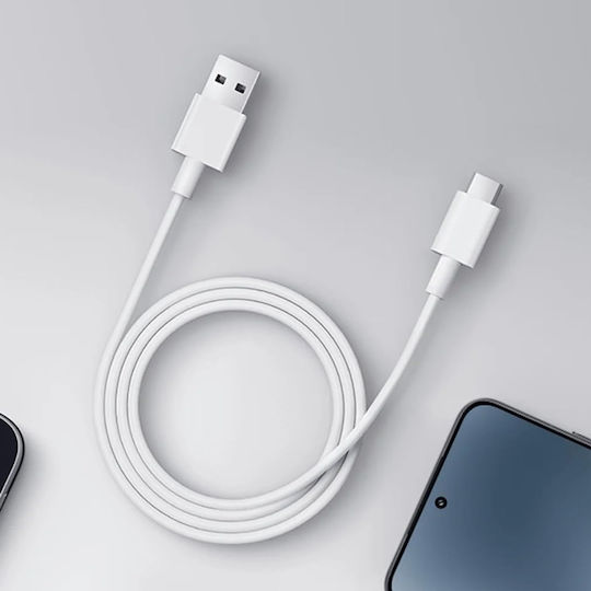 Xiaomi USB 2.0 Cable USB-C male - USB-A 60W White 1m (BHR087GGL)