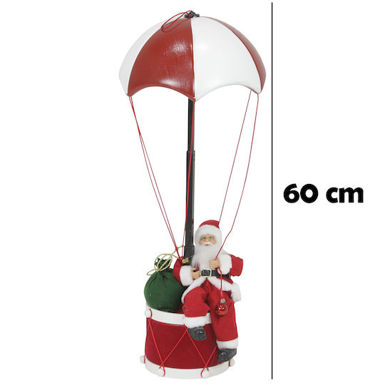 Decorativ Moș Crăciun Roșuς din Plastic