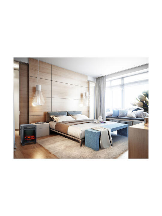 Alpina Appliances Luzern Floor Electric Fireplace 1800W 41x59cm Black