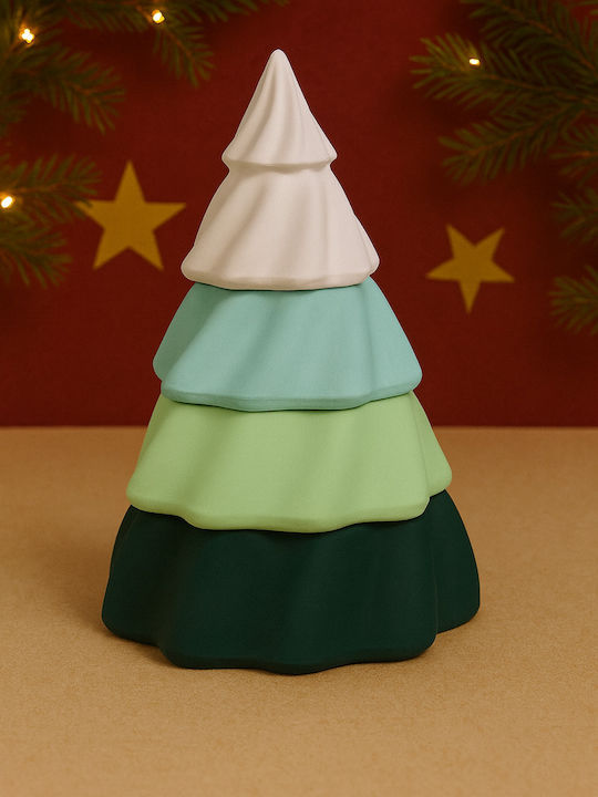 Christmas Tree Christmas Candle 20x12cm Butter Caramel