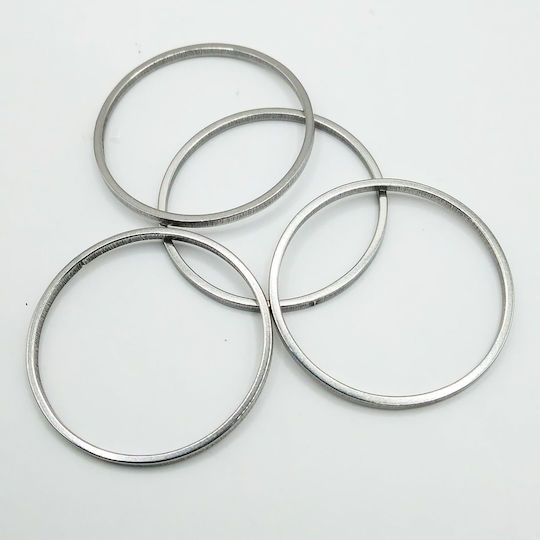 Steel Round Pattern 10pcs 20mm 17-05