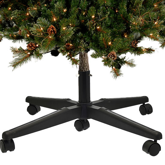 Weihnachtsbaumständer Metall Schwarz Ψάθινη Μ50xΠ22xΥ69εκ.
