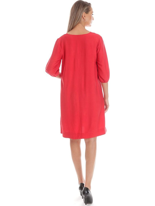 Sommer Mini Wickel Kleid Rote