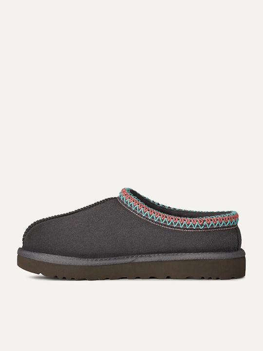 Tasman II Woolen Slippers for Women Grey Regular Fit