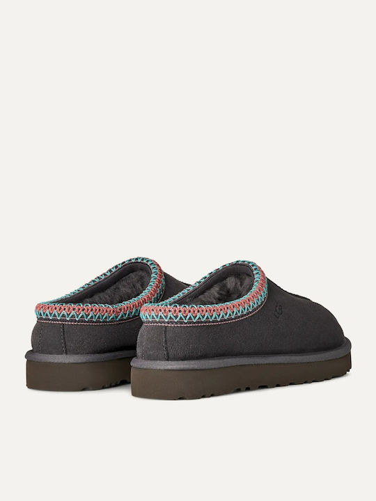Tasman II Woolen Slippers for Women Grey Regular Fit