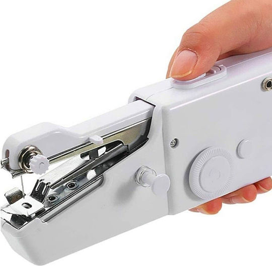 Hand Battery Sewing Machine White