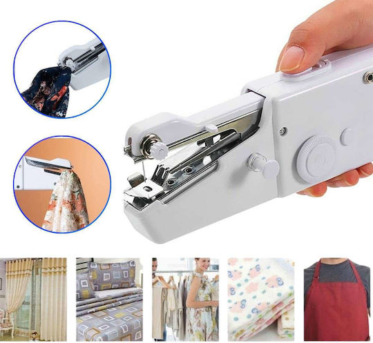 Hand Battery Sewing Machine White